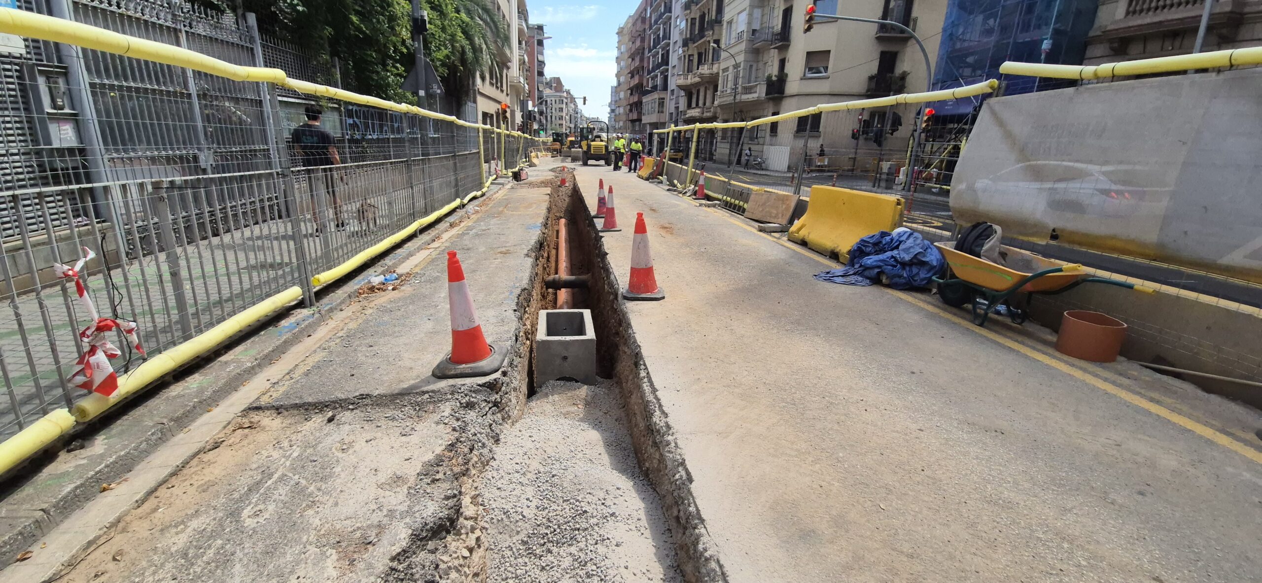 obras calle balmes barcelona